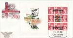 1996-06-16 Football Booklet Stamps Old Trafford Souv (67039)