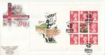 1996-06-11 Football Booklet Stamps Liverpool Souv (67045)