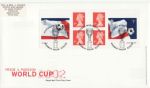 2002-05-21 World Cup Football Booklet Stamps FDC (67057)