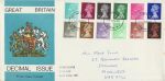 1971-02-15 Definitive Stamps London WC FDC (67071)