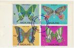 1969-12-30 Nagaland Butterflies Stamps CTO? (67088)