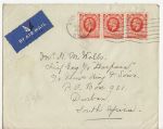 King George V Stamps Used on Cover 1936 Brockley SE4 (67101)
