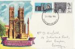 1966-02-28 Westminster Abbey Stamps London EC FDC (67138)