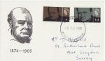 1965-07-08 Churchill Stamps CROYDON FDC (67147)