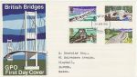 1968-04-29 British Bridges Stamps London FDC (67283)