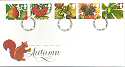 1993-09-14 The Four Seasons. Autumn. Fruits and Leaves FDC (6732