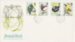 1980-01-16 Birds Stamps Headcorn cds FDC (67334)