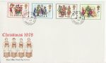 1978-11-22 Christmas Stamps Headcorn cds FDC (67344)