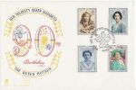 1990-08-02 Queen Mother 90th Stamps York FDC (67383)