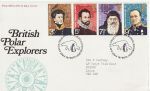 1972-02-16 Polar Explorers Stamps Bureau FDC (67411)
