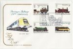 1975-08-13 Railways Stamps Railway Festival Wylam FDC (67484)