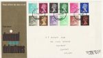 1971-02-15 Definitive Stamps Cardiff FDC (67511)