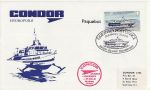 1981-08-25 Condor Hydrofoils Envelope Guernsey (67653)
