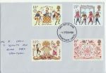 1981-02-06 Folklore Stamps Grantham FDC (67722)