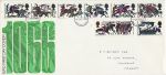 1966-10-14 Battle of Hastings Stamps Cardiff FDC (67765)