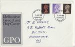 1967-06-05 Definitive Stamps Harrogate FDC (67773)