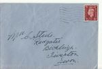 King George VI Stamp Used on Cover 1939 Woolwich (67814)