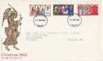 1969-11-26 Christmas Stamps Cardiff FDC (67824)