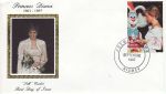 1997-09-30 Du Niger Princess Diana Stamp Silk FDC (67984)