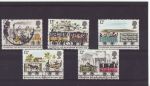 1980-03-12 Railways Stamps Cheap Used Set (68287)