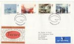1975-02-19 British Painters Stamps London WC FDC (68325)
