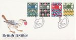 1982-07-23 Textiles Stamps Leek Staffs FDC (68349)