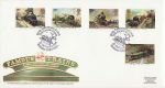 1985-01-22 Famous Trains Stamps Penzance FDC (68358)