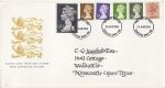 1984-08-28 Definitive Stamps + HV Newcastle FDC (68492)