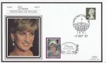 1998-02-03 Princess Diana London Doubled Cardiff FDC (68537)