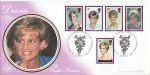 1998-02-03 Princess Diana Stamps Kensington W8 FDC (68551)