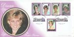 1998-02-03 Princess Diana Stamps Althorp Silk FDC (68554)