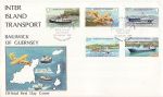 1981-08-25 Guernsey Island Transport Stamps FDC (68610)