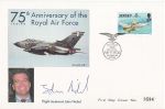 1993-04-01 Jersey RAF 75th Signed John Nichol FDC (68629)