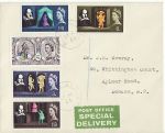 1964-04-23 Shakespeare Stamps Kings Cross cds FDC (68654)