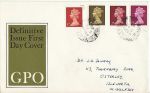 1968-02-05 Definitive Stamps cds FDC (68672)