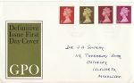 1968-02-05 Definitive Stamps cds FDC (68673)