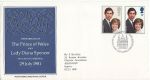 1981-07-22 Royal Wedding Stamps London EC FDC (68682)