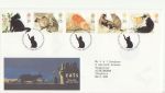 1995-01-17 Cats Stamps Bureau FDC (68715)
