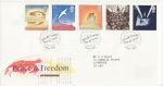 1995-05-02 Peace and Freedom Stamps Bureau FDC (68721)
