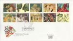 1995-03-21 Greetings Stamps Hugglescote FDC (68752)