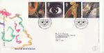 2000-12-05 Sound and Vision Stamps Cardiff FDC (68909)