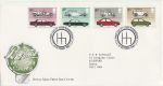 1982-10-13 British Motor Cars Stamps Birmingham FDC (69106)