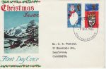 1966-12-01 Christmas Stamps Gloucester FDC (69326)