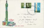 1965-10-08 Post Office Tower Stamps Exeter FDC (69328)
