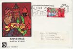 1969-11-26 Christmas Stamp Bethlehem Slogan FDC (69405)