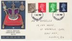 1968-07-01 Definitive Stamps Romford FDC (69419)