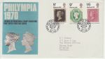 1970-09-18 Philympia Stamps Bureau FDC (69458)