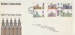 1969-05-28 British Cathedrals Stamps Bureau FDC (69493)