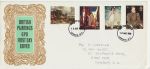 1968-08-12 British Paintings Stamps London FDC (69502)