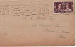 1937-05-13 KGVI Coronation Stamp Herts FDC (69523)